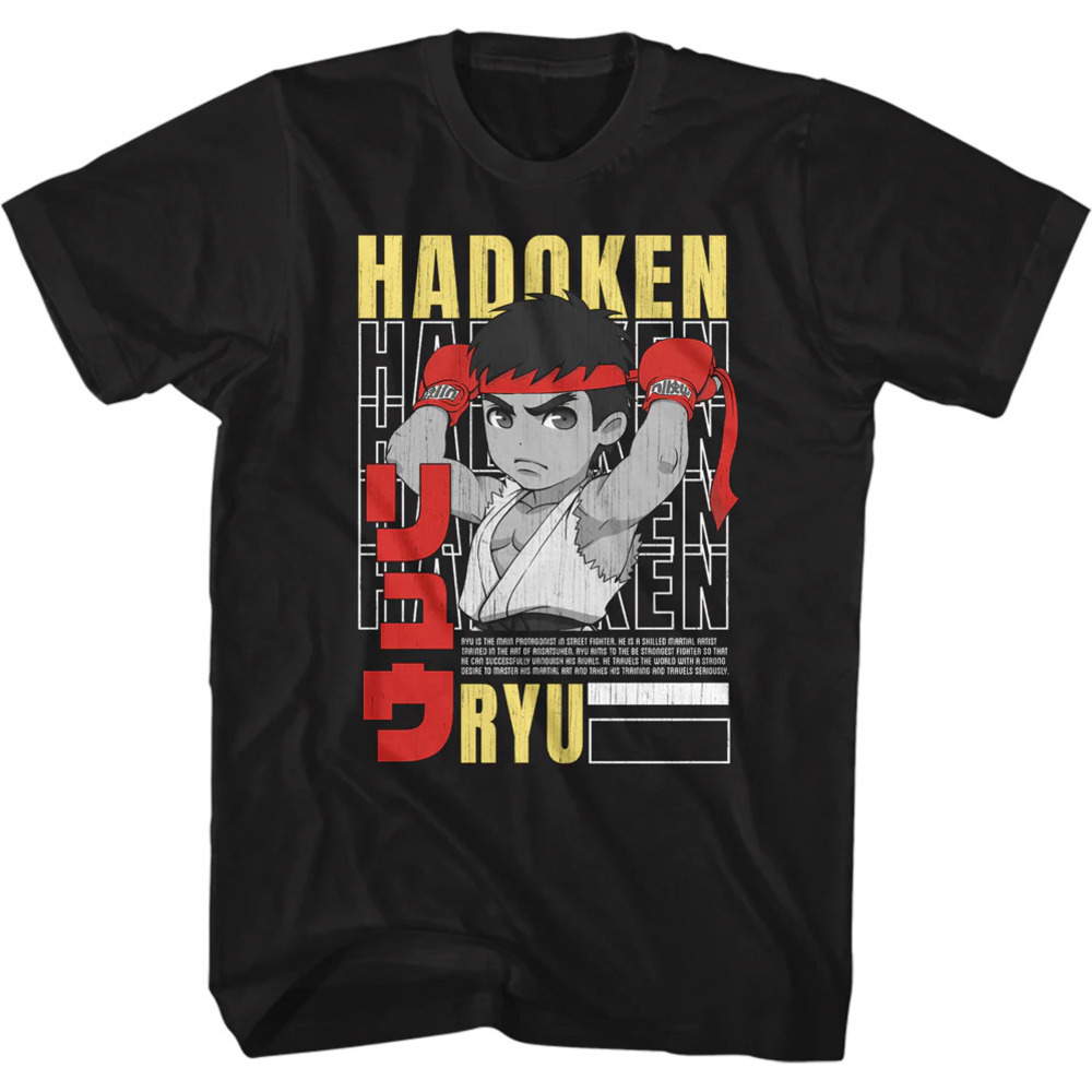 Hadoken Ryu Street Fighter Tshirt